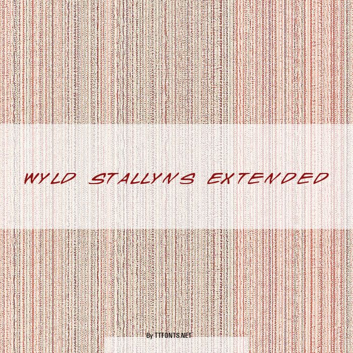 Wyld Stallyns Extended example