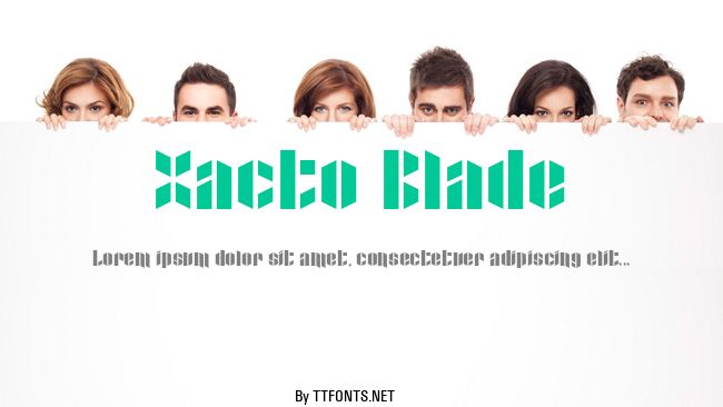 Xacto Blade example
