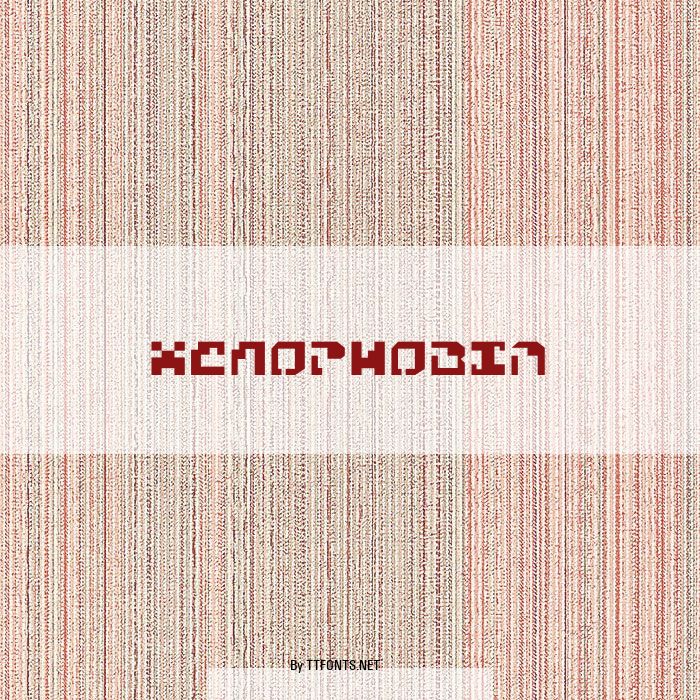 Xenophobia example