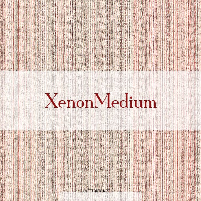 XenonMedium example