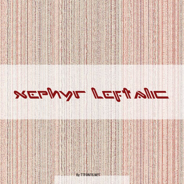 Xephyr Leftalic example