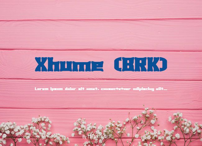 Xhume (BRK) example