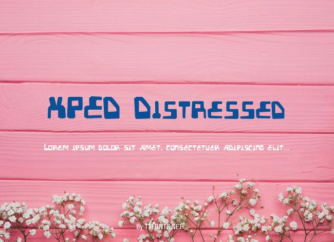 XPED Distressed example