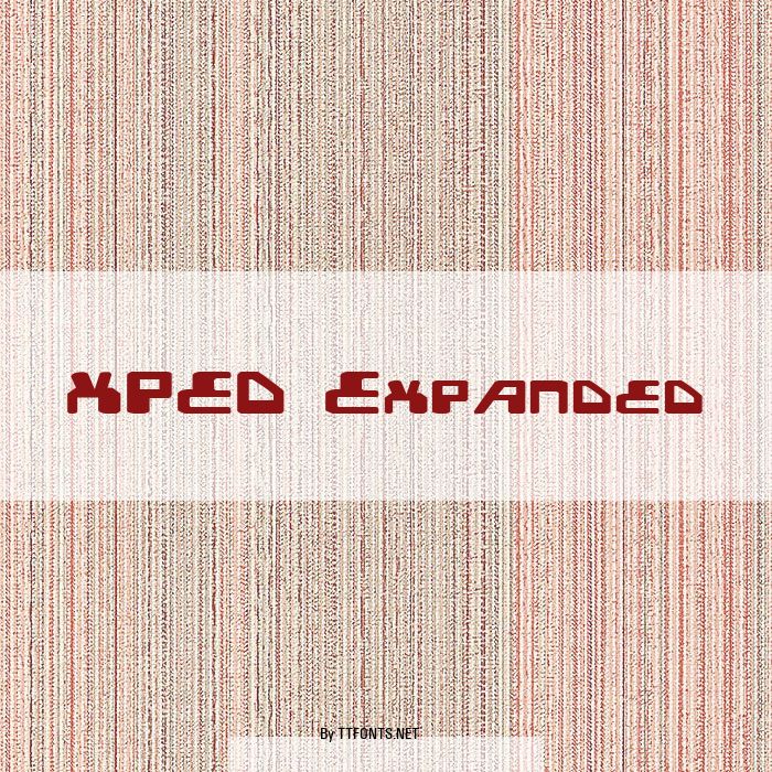 XPED Expanded example
