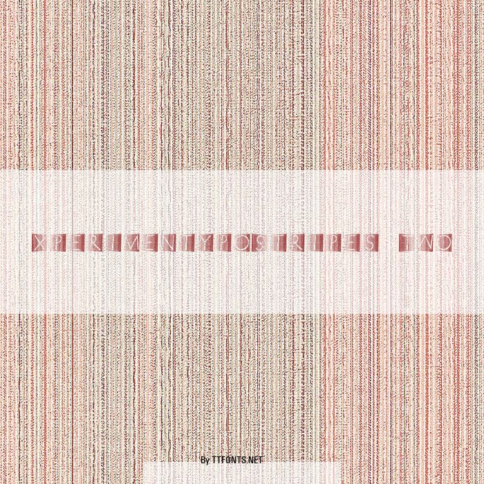 XperimentypoStripes-Two example