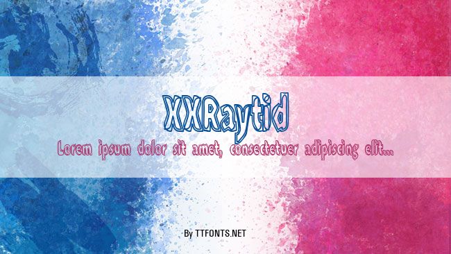 XXRaytid example
