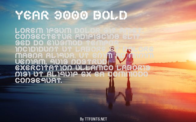 Year 3000 Bold example