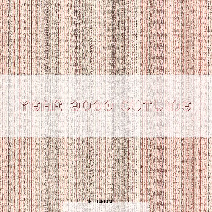 Year 3000 Outline example