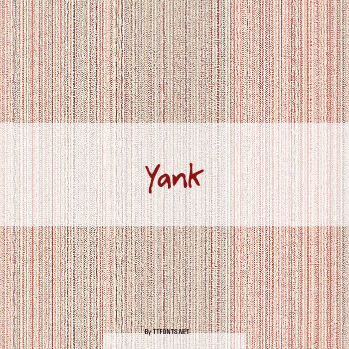 Yank example