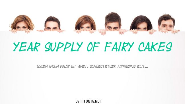 Year supply of fairy cakes example