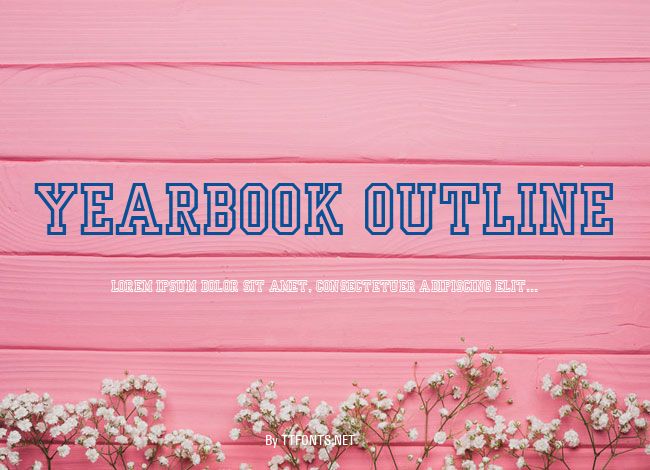 Yearbook Outline example