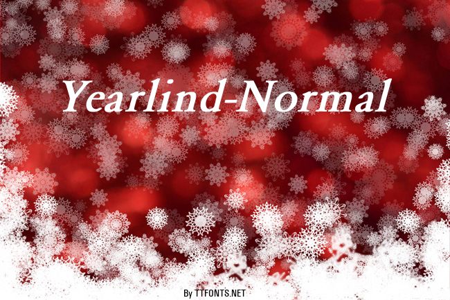 Yearlind-Normal example