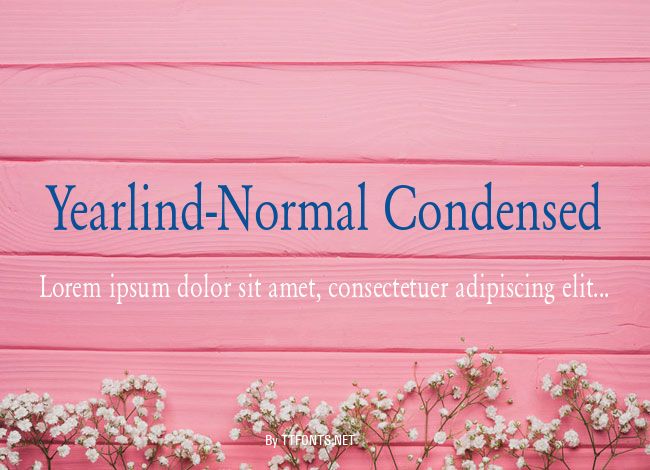 Yearlind-Normal Condensed example