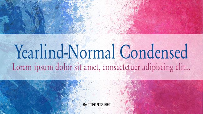 Yearlind-Normal Condensed example