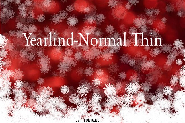 Yearlind-Normal Thin example