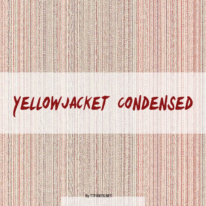 Yellowjacket Condensed example