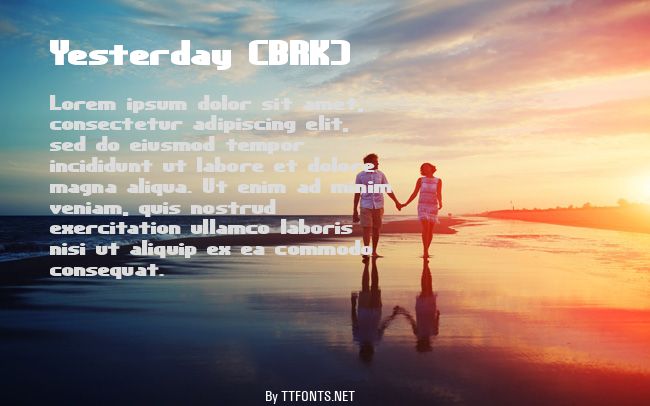 Yesterday (BRK) example