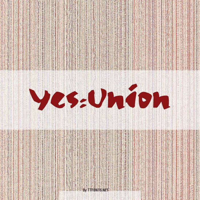 Yes:Union example