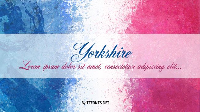 Yorkshire example