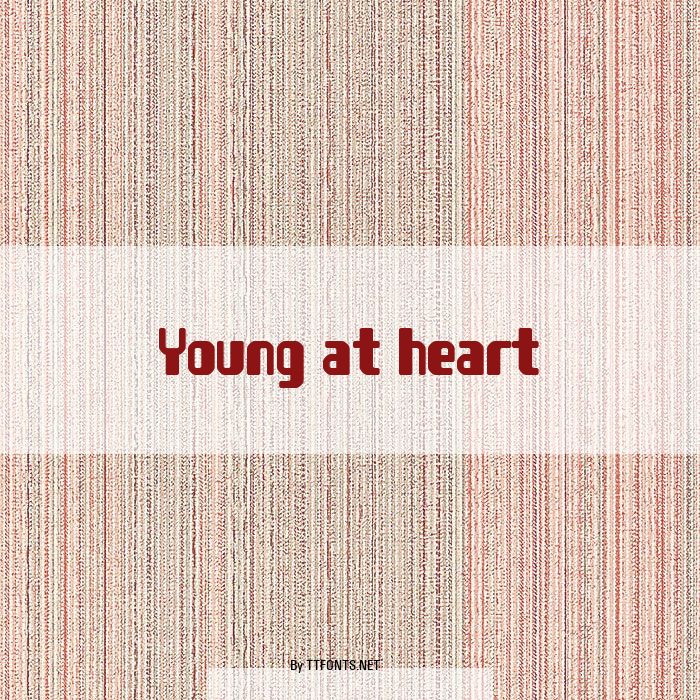 Young at heart example