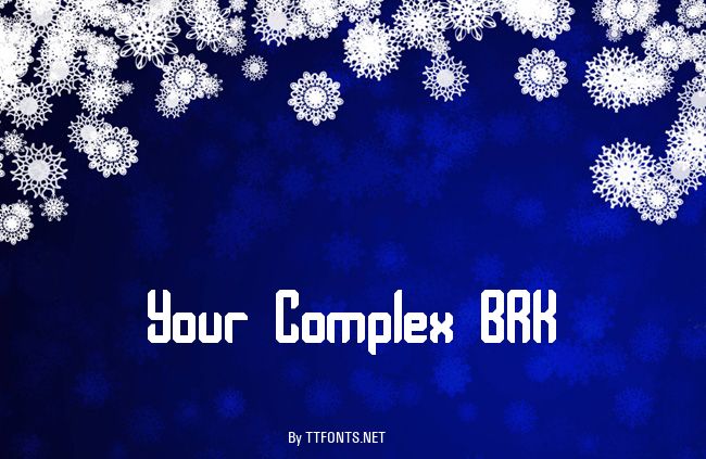 Your Complex BRK example