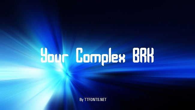 Your Complex BRK example