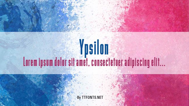 Ypsilon example