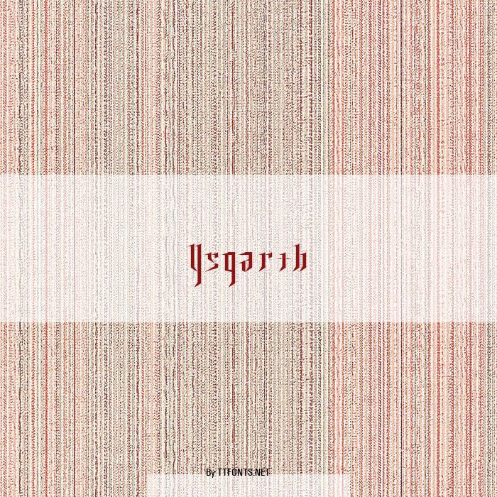 Ysgarth example