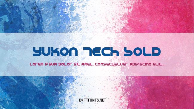 Yukon Tech Bold example