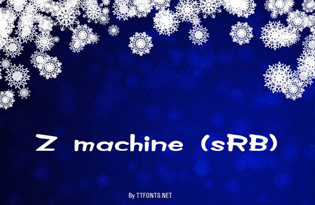 Z machine (sRB) example