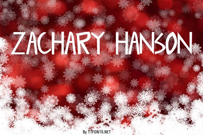 Zachary Hanson example