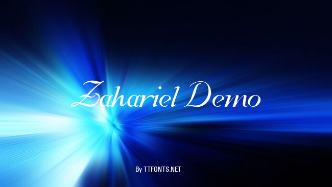 Zahariel Demo example