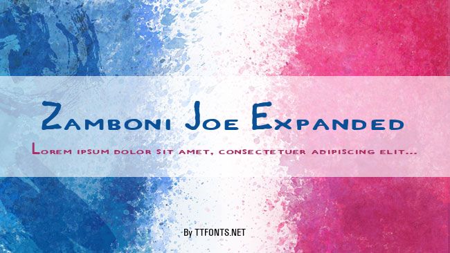 Zamboni Joe Expanded example