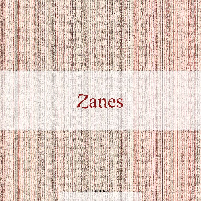Zanes example