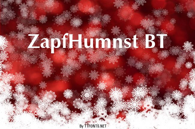ZapfHumnst BT example