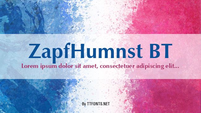 ZapfHumnst BT example