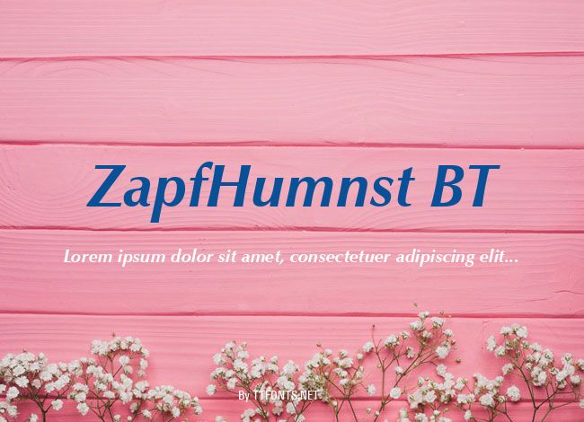 ZapfHumnst BT example