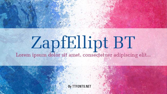 ZapfEllipt BT example