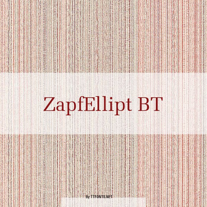 ZapfEllipt BT example