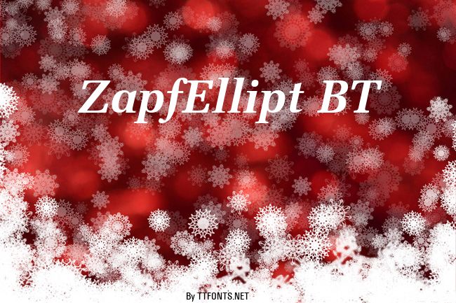 ZapfEllipt BT example