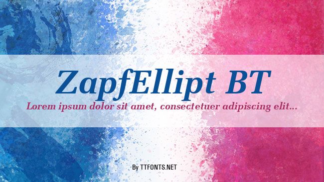 ZapfEllipt BT example
