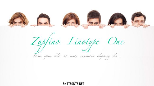 Zapfino Linotype One example