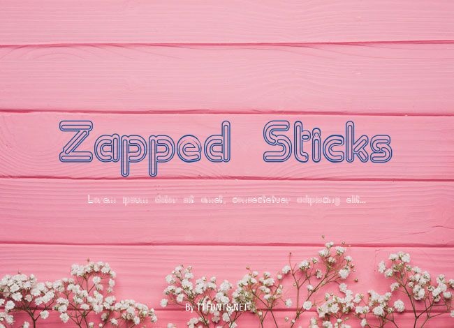 Zapped Sticks example