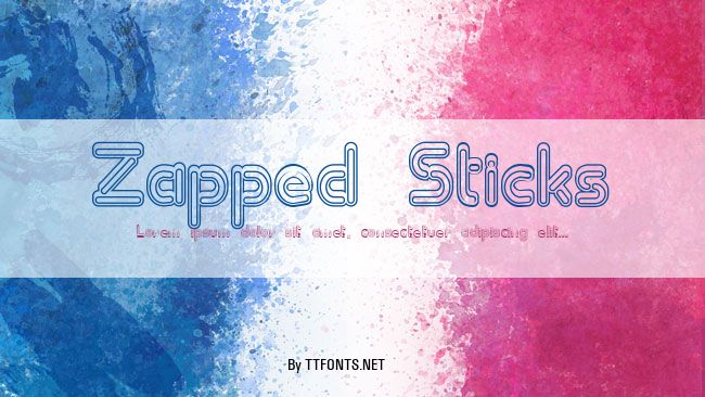 Zapped Sticks example