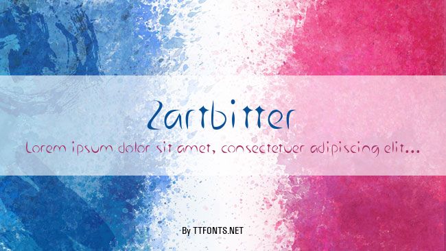 Zartbitter example