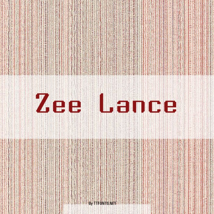 Zee Lance example