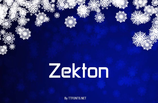 Zekton example