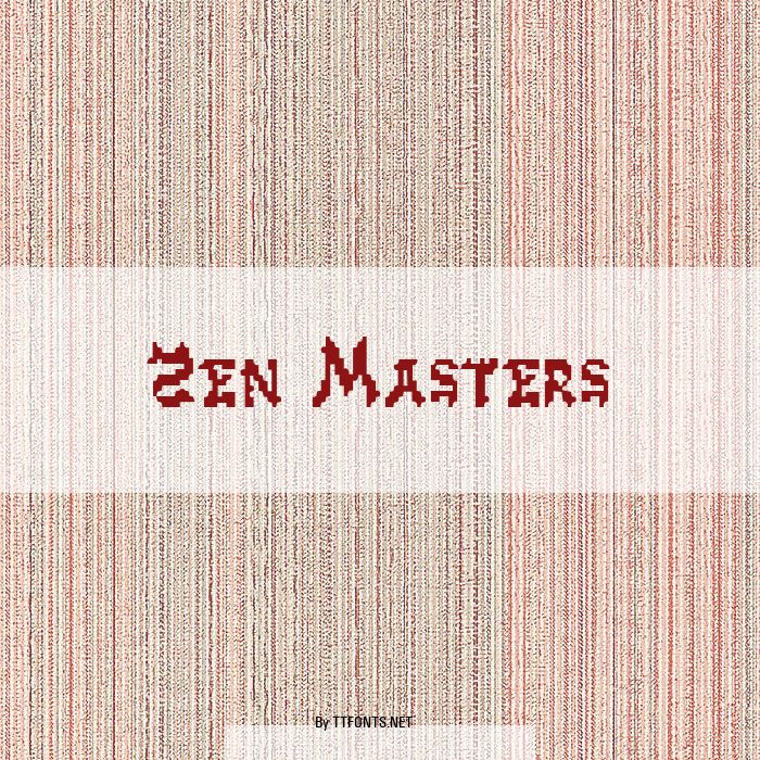 Zen Masters example