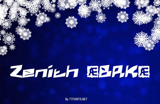 Zenith (BRK) example