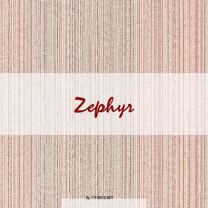 Zephyr example
